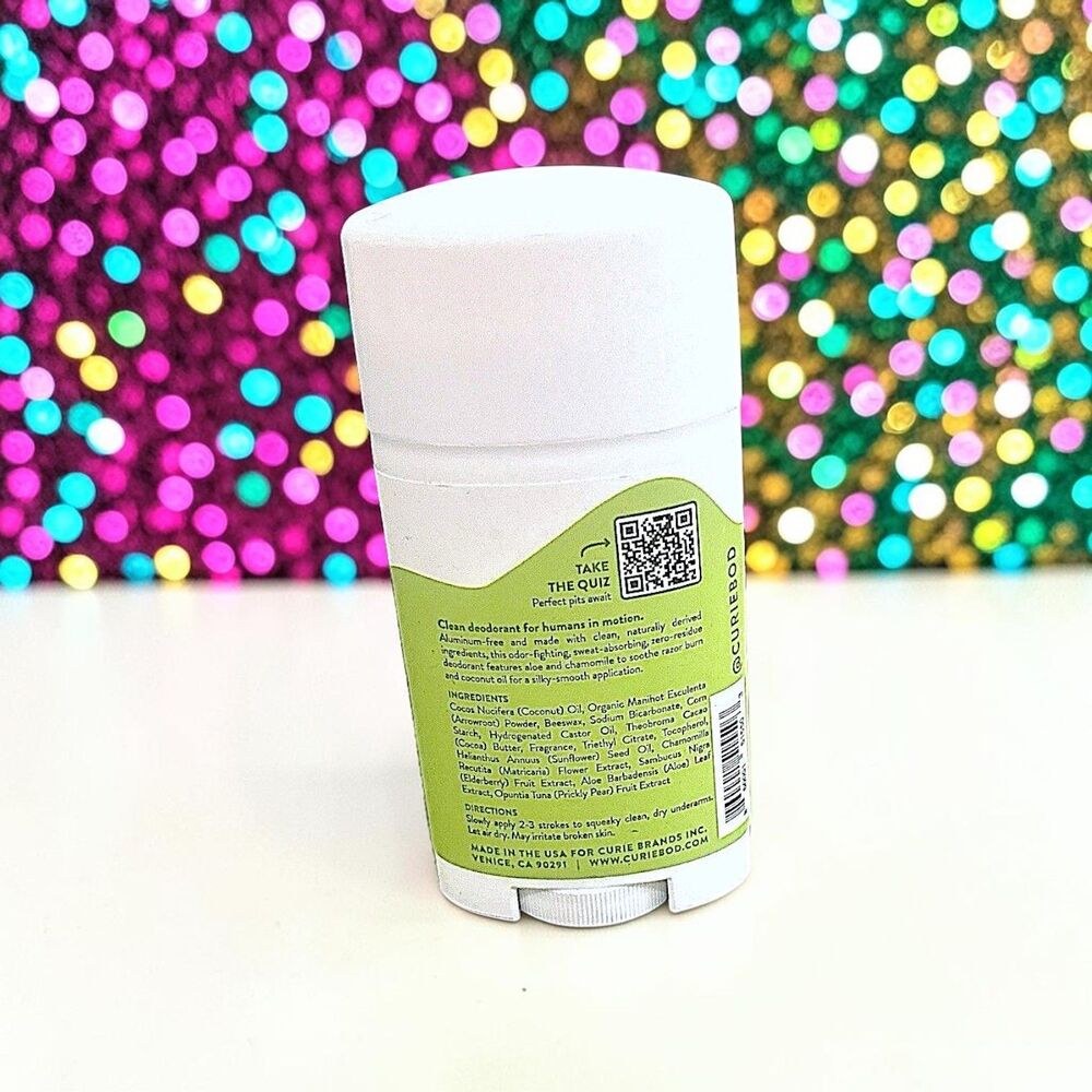 Curie Natural Deodorant Stick in White Tea 2 oz Brand New Without Box - Picture 4 of 9